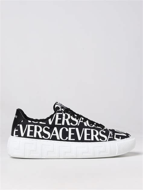 canvas versace trainers|versace trainers men's sale.